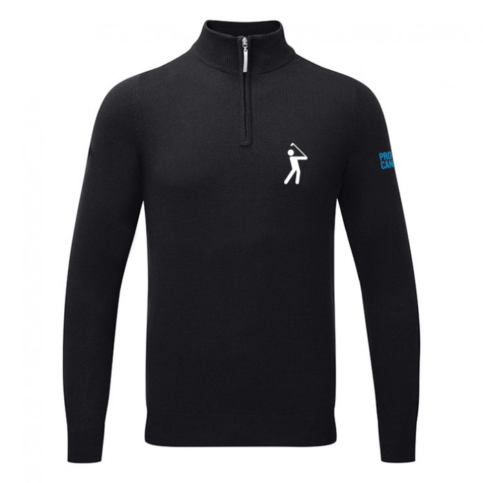 black golf sweater